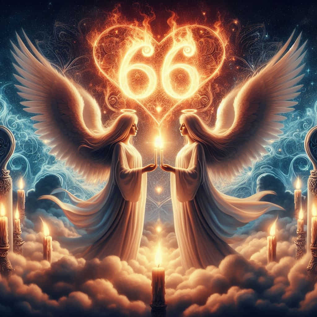 66 angel number twin flame